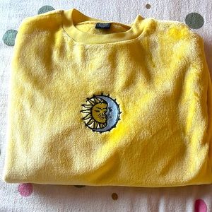 Good sun and moon sweatier XS gold rush